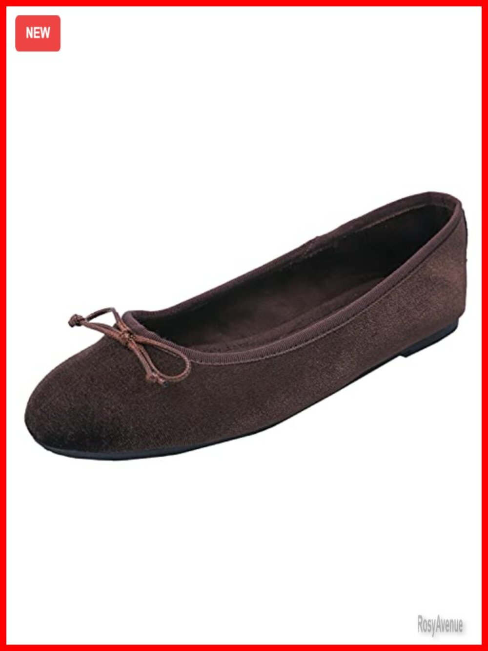 Ultra Soft Memory Foam Ballet Flats Faux Suede Cushioned Slip-On Shoes